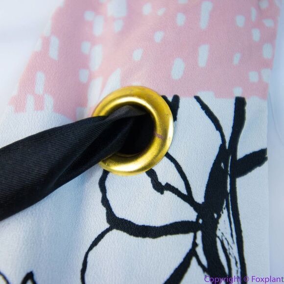 NEW SLNY floral print tie neck color block sleeveless‎ dress, 18W - Picture 14 of 16